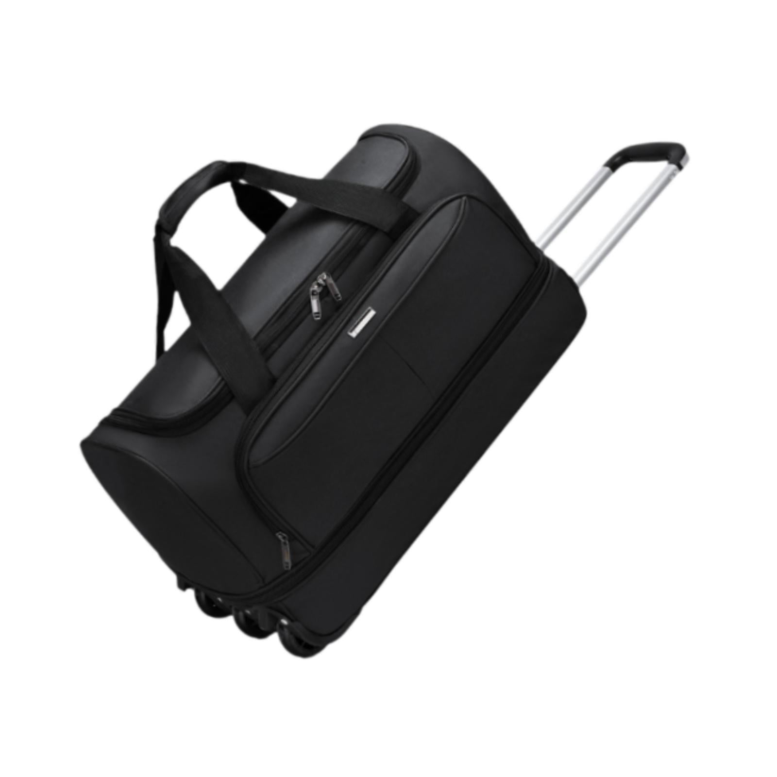 LeeQinersw Duffel Bag with Wheels Carrying Bag Handbag Suitcase for Travel Picnic Beach L