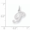 thumbnail image 2 of 925 Sterling Silver Dainty Letter P Initial Name Monogram Necklace Charm Pendant, 2 of 6