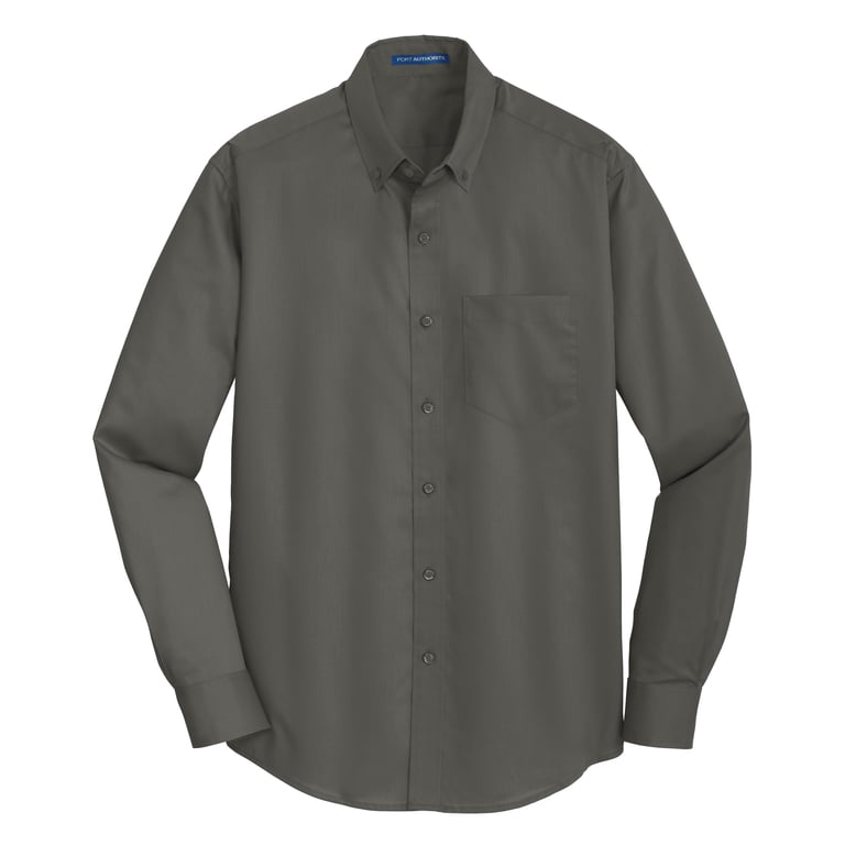 Mens SuperPro Twill Versatile Cotton/Polyester Shirt Sterling Grey