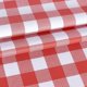 thumbnail image 4 of Checkered Vinyl Round Tablecloth - 60 Inch, 100% Waterproof, Oil and Spill Resistant PVC Tablecloth, Wipeable Tablecloth, Red and White, 4 of 5
