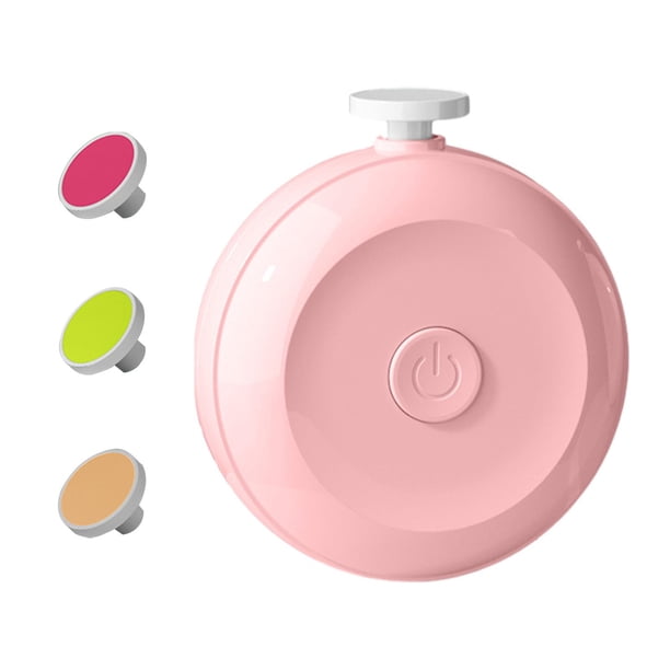 Juego de limas de uñas eléctricas Yuyangstore recargable rosa