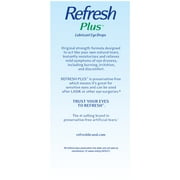 Refresh Plus Lubricant Eye Drops Preservative-Free Artificial Tears, 0.4 ml, 70 Count