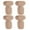 Apricot, variant on Soumake 4-Pair Heel Pads – Reusable, Skin-Friendly Inserts for Women, Cushioning & Blister Prevention in Shoes