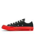 thumbnail image 2 of CONVERSE X comme des GARCONS PLAY Semelle Rouge à Tige Basse - Noir Chaussures de Course Unisexes, 2 of 5
