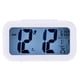 thumbnail image 1 of LED Reloj despertador digital Repetición Snooze Sensor activado por luz Luz de fondo Hora Fecha Temp Abanopi Blanco, 1 of 7