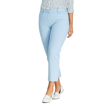 Lands' End Women's Plus Size Chino Crop