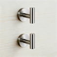thumbnail image 1 of 2 PCS Porta Toallas para Baño, 304 Gancho de Acero Inoxidable Set para Baño, Dormitorio, Cocina, Sala de Estar, Garaje, Aseo - Ganchos de Pared, 1 of 4