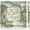 Green Chinoiserie, variant on Mahjong Table Mat 33 x 33 Inch, Non-Slip Noise Reducing Chinoiserie Bird Peony Floral Mahjong Table Cover with Storage Bag, Pink Oriental Garden Game Table Pad, Card Game Mat