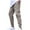 Gray, variant on UAMVSH Men's Lightweight Slim Fit Cargo Pants Soft Breathable Workout Joggers Outdoor Hiking Fishing Pants with Pockets(X-LargeKhaki)