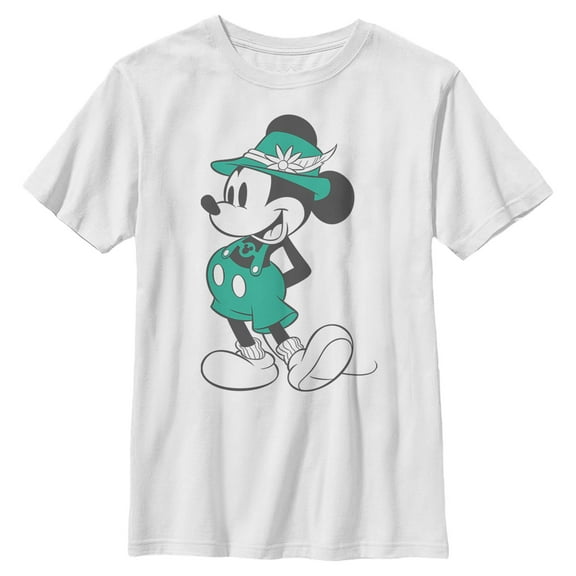 Boys Mickey & Friends Oktoberfest Lederhosen T Shirt