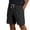A-Black445, variant on Men's Tassel Drawstring Knee Length Shorts Deep Side Pocket Loose Fit Summer Walking Shorts