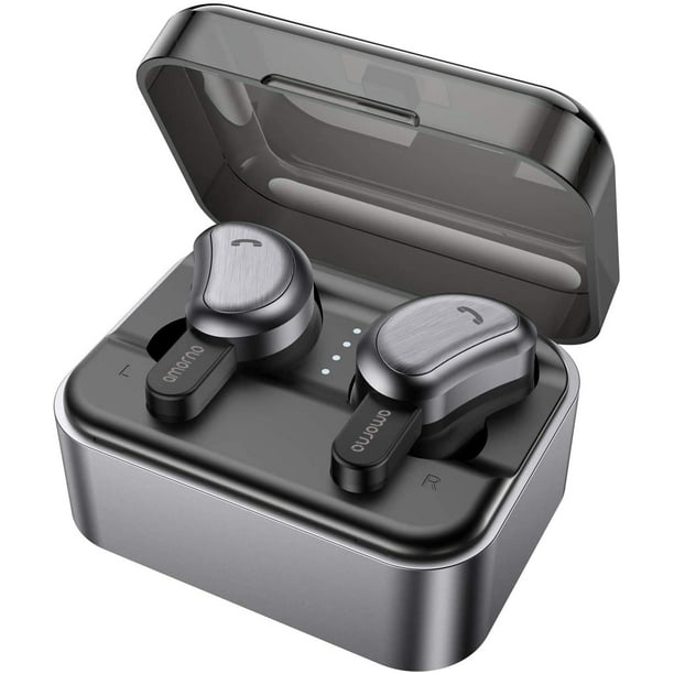 Wireless Earbuds AMORNO 5.0 True Bluetooth Headphones in Ear Deep