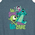 thumbnail image 3 of Monsters Inc - We Scare Because We Care -Women's Racerback Tank Top, 3 of 5