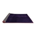 thumbnail image 2 of Ahgly Company Indoor Round Abstract Purple Modern Area Rugs, 3' Round, 2 of 4