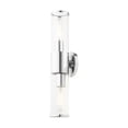thumbnail image 5 of Livex Lighting Banca 2-Light Metal & Glass ADA Vanity Sconce in Polished Chrome, 5 of 13