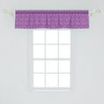 thumbnail image 2 of Ambesonne Vintage Valance Pack of 2, Rococo Scroll Curls, 54"X12", Dried Rose and Violet, 2 of 4