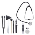 thumbnail image 4 of Falleo Clearance Medical Diagnostic Set Otoscope Stethoscope Tuning Fork Reflex Percussion Kit with Storage Bag, 4 of 5
