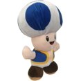 thumbnail image 2 of Mushroom Blue Toad Plush Standing Position, Cuddly Cartoon Game Stuffed Toy Doll 8'', 2 of 5