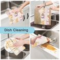 thumbnail image 2 of Yayeee 6 Pack Kitchen Dish Cloths Set for Washing Soft Drying Absorbent Microfiber Towels, Purple Jam Jars, 2 of 9