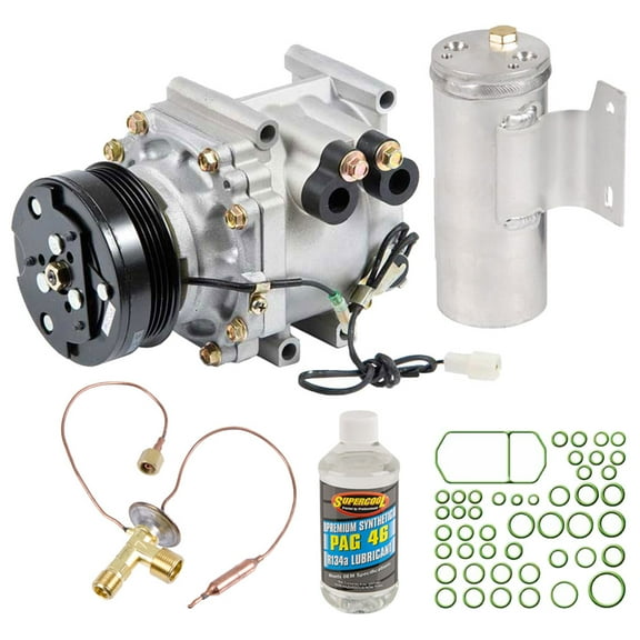 For Mazda Protege 1995 1996 1997 1998 AC Compressor w/ A/C Repair Kit - BuyAutoParts
