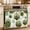 Green, variant on Oven Skirt Curtain for Kitchen 20x27 Inch, Navy Blue Marble Oven Curtain with 8 Ribbon Ties & Ruffle Trim, Stove Skirt Curtain Dishwasher for Cabinets Over Sinks Gold White Geometric Hexagon Modern