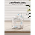 thumbnail image 2 of Fuente de agua para mascotas NPET WF050 para gatos y perros de 1,5 litros con kit de grifo, 2 of 9