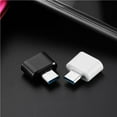 thumbnail image 2 of Maoww Micro USB Adapter Portable USB 2.0 Micro Converter Type C Adapters USB Conversion Head Professional OTG Adapter for Mobile Phone Black, 2 of 8