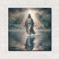 thumbnail image 3 of Luxe Metal Art 'Jesus Walking On Water' by Rey Klimt Metal Wall Art, 24" x 24", 3 of 8