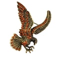 thumbnail image 1 of Broche de águila retro vintage para traje, alfiler de solapa para el pecho, accesorios para hombres y mujeres Bronce antiguo, 1 of 9