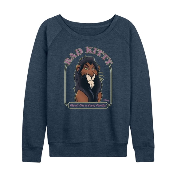 Disney Villains - Valentine's Day - Bad Kitty Scar - There's One in Every Family - Women's Lightweight Long Sleeve Shirt