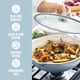 thumbnail image 2 of Sartén Wok GreenLife antiadherente de 30 cm (5 L) con tapa Blue Haze, 2 of 7