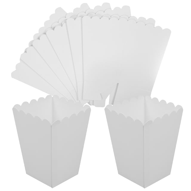 Phenofice Ensemble de 40 Contenants pour Maïs Soufflé pour Rassemblement Décontracté, Format 10.7x7.5x7.5 Po