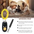 thumbnail image 4 of PERRO NUEVO ARRENAMIENTO PARROS SILBATO DE PERRO ULTRASONNICO SILBATO CON LLAVERO PARA MASCOTA DE PERRO Clicker Perros Silenciosos Control de Corteza de Corteza, 4 of 6