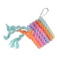 thumbnail image 1 of YSNOOWE 2Ud Percha Y De Cuerda Flexible Para Jaula De Loro Multicolor Con Giratorio, 1 of 8