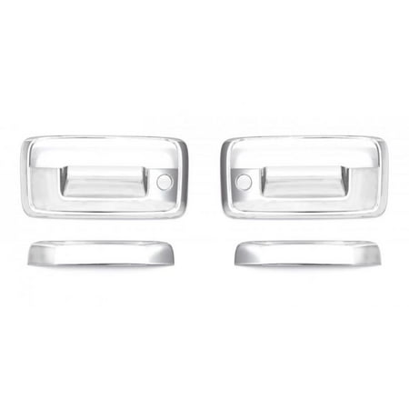- AVS 02-08 Dodge RAM 1500 Tailgate Handle Cover 2pc - Chrome