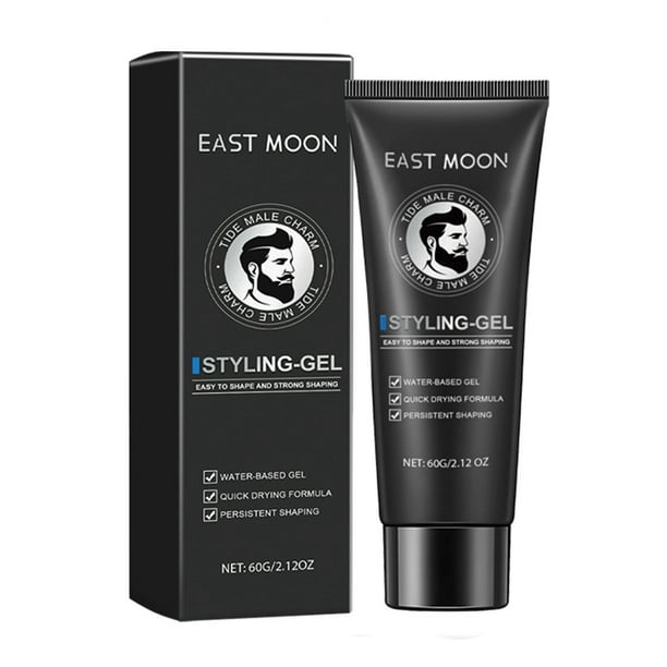 Gel de peinado para hombres. Hidratante intenso. Fijación duradera. Ligero. Apto para todo tipo de cabello. 60 g. Un gel.