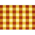 thumbnail image 1 of Ahgly Company Indoor Rectangle Checkered Yellow Modern Area Rugs, 4' x 6', 1 of 4