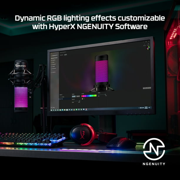HyperX QuadCast S RGB USB Condenser Microphone - PC Mike Equipment