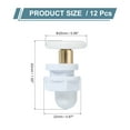 thumbnail image 2 of Uxcell Shower Door Rollers Copper Rod Pulley Wheels Replacement 25mm 12, 2 of 6