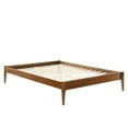 thumbnail image 2 of Modway June Full Wood Platform Bed Frame in Walnut, 2 of 7