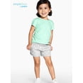 thumbnail image 2 of Pantalones cortos Simple Joys by Carter's de punto para niñas 2T, paquete de 3, 2 of 3