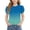 Blue, variant on ATOGUTA Girls Tee Shirts Graphic Tees Short Sleeve Tshirts Crewneck Cute Summer Casual Basic Tops for Kids Teen Size 4T-15, Green