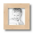 thumbnail image 2 of ArtToFrames 5" x 5" Hard Maple Picture Frame, 5x5 inch Brown Wood Poster Frame (WOM-4847), 4 Pack, 2 of 8