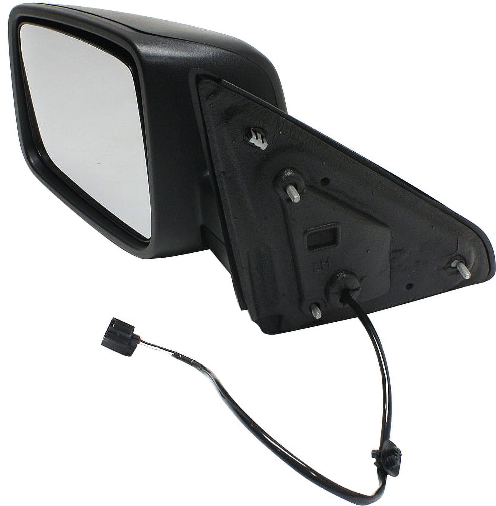 Mirror Compatible With 2013-2018 Ram 1500 2500 Left Driver Side Textured Black Kool-Vue