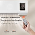 thumbnail image 3 of 15000 BTU Wall Mount Air Conditioners 10000 BTU, Energy Efficient Room Air Conditioning, AC Unit Cools Up to 550 Sq.Ft. with Remote Control, Cooling/Heating, Dehumidifier and Fan for Home Office, 3 of 9