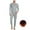 Gray, variant on QSAWXQZ 2PC Fleece Lined Thermal Base Layer Set for Men Long Sleeve Crewneck Pullover Shirt Elastic Waist Joggers Loungewear for Winter Black L