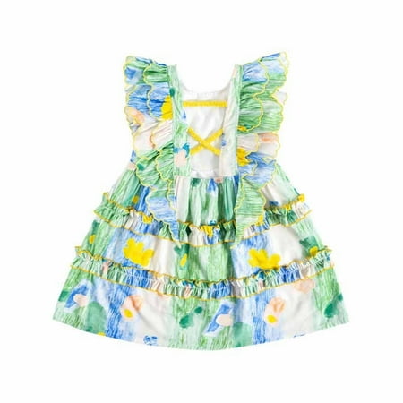 

Toddler Kids Baby Girls Summer Casual Printed Floral Backless Dress Party Dress Clothes Girls Ballet Dress Size 6t Girls Clothes Identity Dress Girls Two Piece Girl Dresses Plaid Girls Short Sleeve