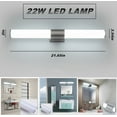 thumbnail image 2 of COSTYLE LED Bathroom Vanity Wall Light Modern Bath Light Bar Mirror Front Lamp Hardwired, 2 of 7