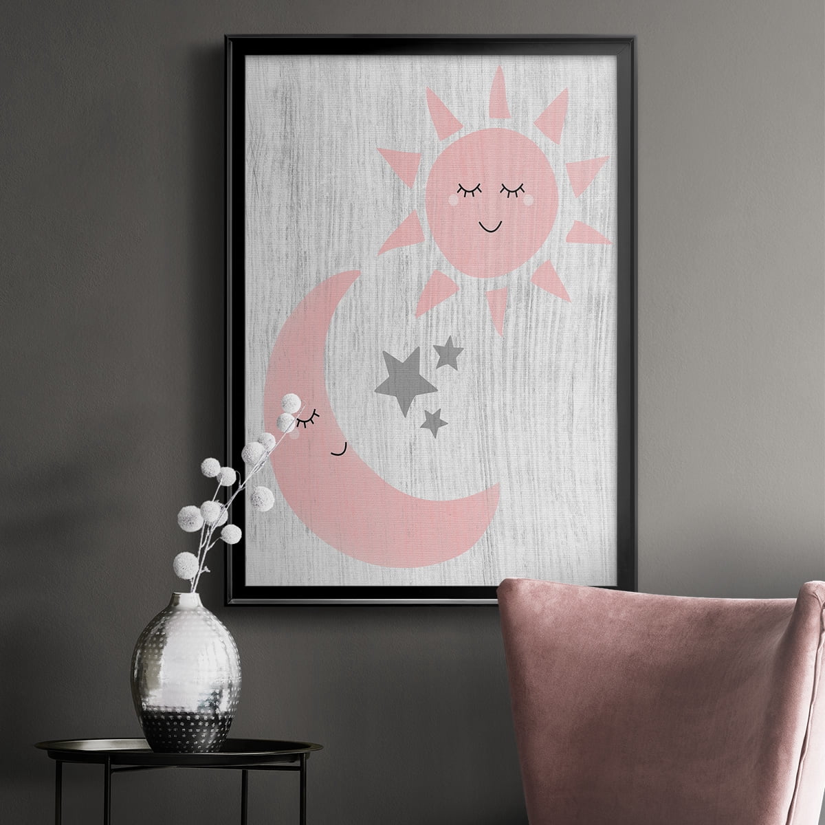 Sun and Moon Premium Classic Framed Print - Ready to Hang