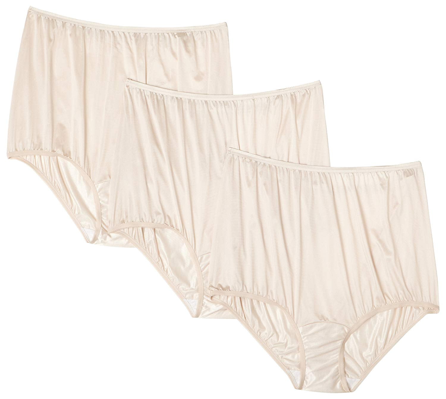 Vanity Fair Womens Perfectly Yours Ravissant Full Brief 3Pack, 10, Fawn Multi Walmart Canada